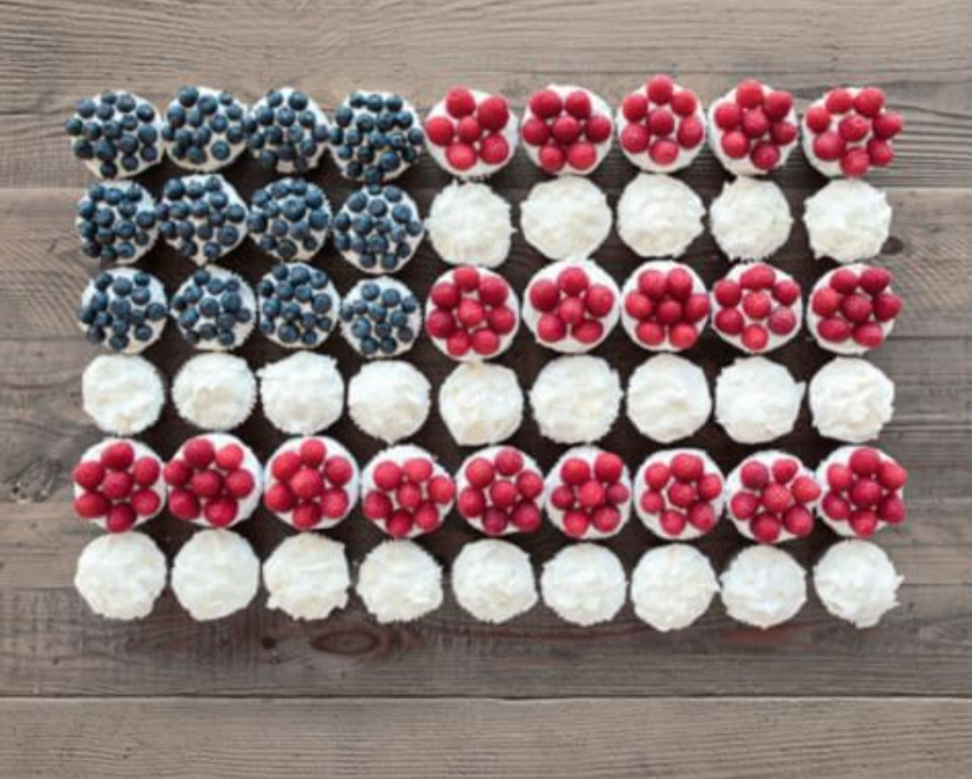 American Flag Cupcakes