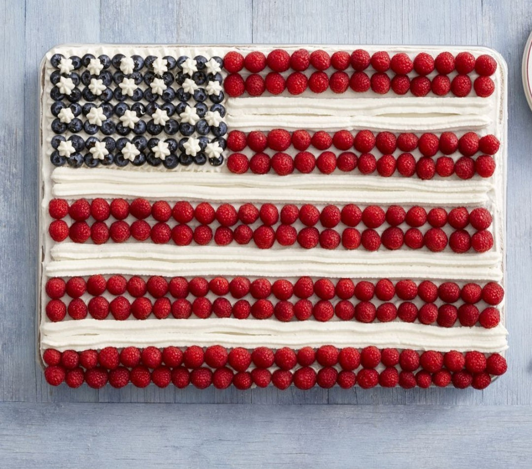 American Flag Cake